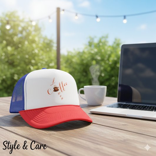 Coffee Lover Snapback - Stilvoller Trucker Hat Truckerkappe