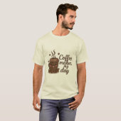 Coffee Lover T-Shirt | Cozy Coffee Vibes (Vorne ganz)