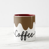 Coffee Lover Tasse - Heartbeat EKG Coffee Design (Mittel)