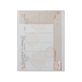 Coffee lover Weekly planner Notizblock (Rotiert)