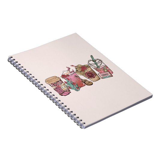 Coffee Lover Western Cowboy Thema Notizblock (Rechte Seite)