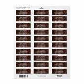 Coffee Lovers Address Labels (Vorne)