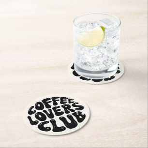 Coffee Lovers Club Runde Untersetzer