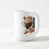 Coffee Lover's Delight Subliming Design Kaffeetasse (VorderseiteRechts)