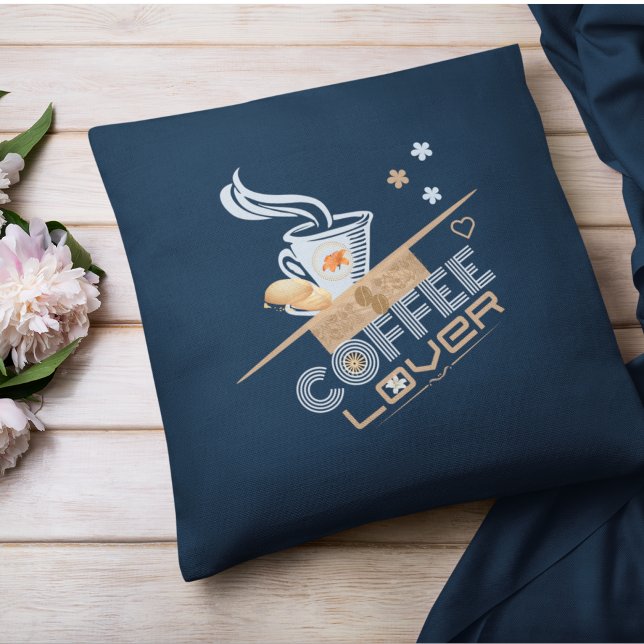 Coffee Lover's Design Kissen (Von Creator hochgeladen)
