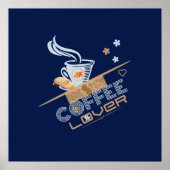Coffee Lover's Design Poster (Vorne)