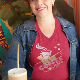 Coffee Lover's Design T-Shirt