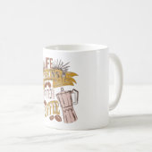 "Coffee Lover's Haven: Wo jeder Sip zählt" Kaffeetasse (VorderseiteRechts)