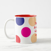 Coffee Lovers Mug Zweifarbige Tasse (Links)