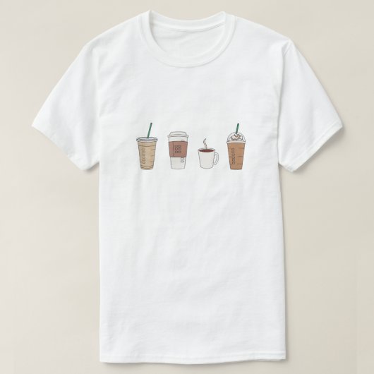 "Coffee Lovers T - Shirt" T-Shirt (Design vorne)