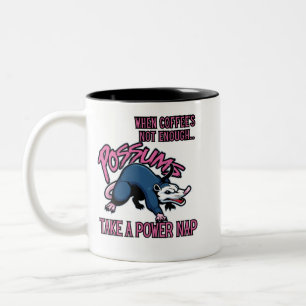 Coffee Lover's Tasse. Keine Schande, ein Nickerche Zweifarbige Tasse