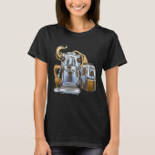 Coffee Machine Morning Caffeine bean T-Shirt (Vorderseite)