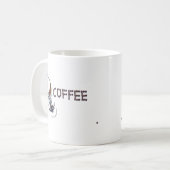 Coffee MagicEnjoy, "First Ding in the morgens", Kaffeetasse (Vorderseite Links)
