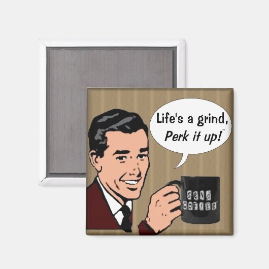 Coffee Magnet (Vorderseite/Rückseite)