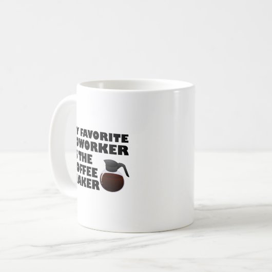 Coffee Maker Co-Arbeiter Funny Mug Kaffeetasse (Vorderseite Links)