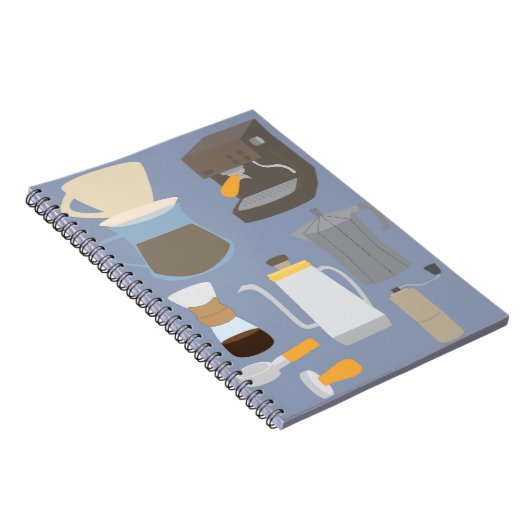 Coffee Maker Tools Notizblock (Rechte Seite)