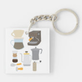 Coffee Maker Tools Schlüsselanhänger (Rückseite)