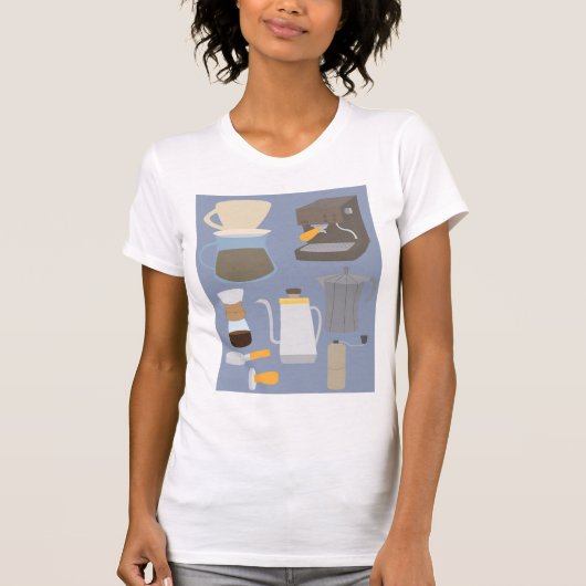 Coffee Maker Tools T-Shirt (Vorderseite)