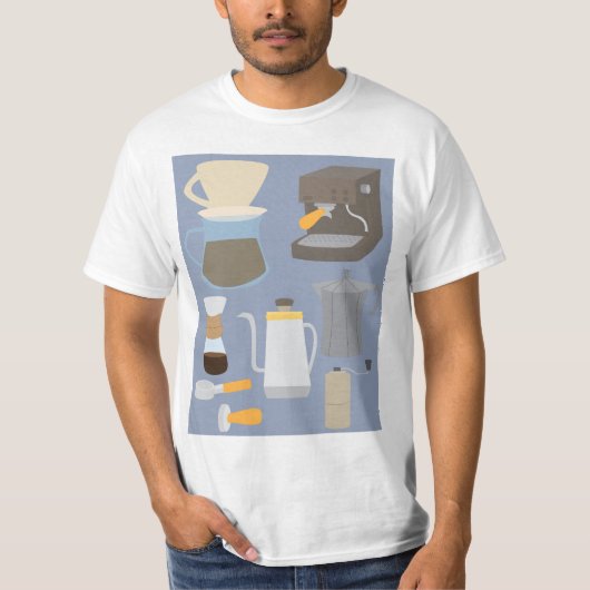 Coffee Maker Tools T-Shirt (Vorderseite)