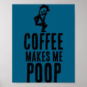 Coffee Makes Me Op Poster (Vorne)