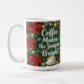 Coffee makes the season bright kaffeetasse (Links)