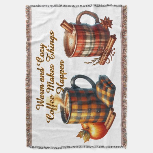 Coffee Makes Things Happen Decke (Vorderseite Vertikal)