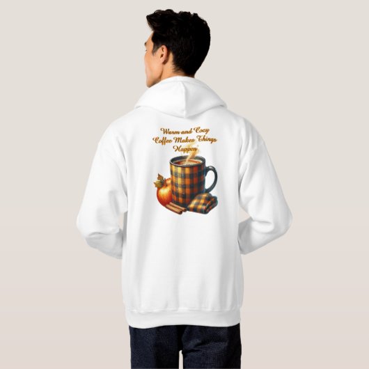 Coffee Makes Things Happen Hoodie (Schwarz voll)