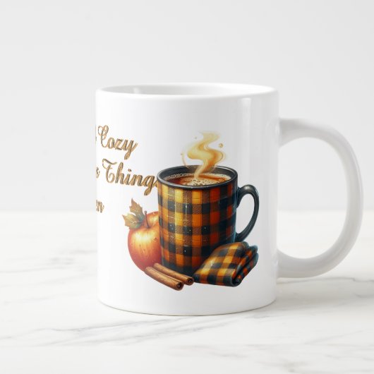 Coffee Makes Things Happen Jumbo-Tasse (Rechts)