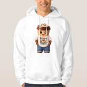 Coffee Man – Fun Design for True Caffeine Kings Hoodie (Vorderseite)