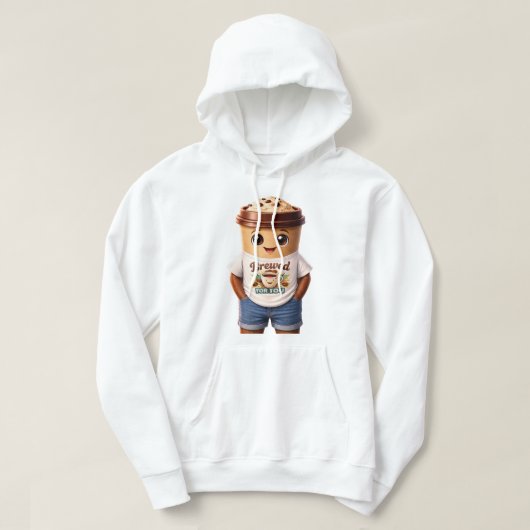 Coffee Man – Fun Design for True Caffeine Kings Hoodie (Design vorne)