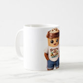 Coffee Man – Fun Design for True Caffeine Kings Kaffeetasse (Vorderseite Links)
