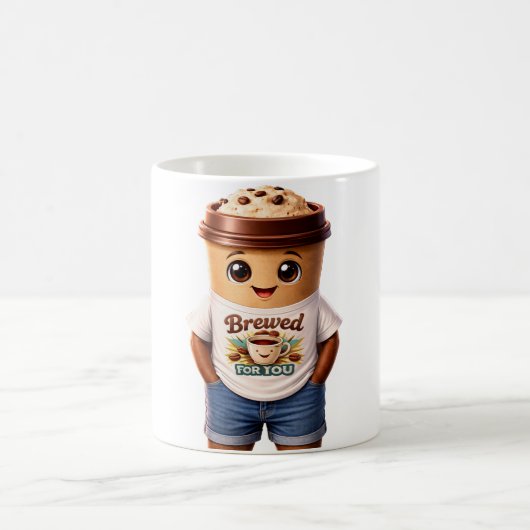Coffee Man – Fun Design for True Caffeine Kings Kaffeetasse (Mittel)