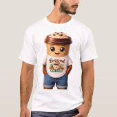 Coffee Man – Fun Design for True Caffeine Kings T-Shirt (Vorderseite)