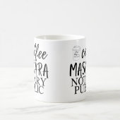 Coffee Mascara Notary Public Kaffeetasse (Mittel)