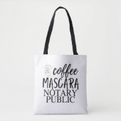 Coffee Mascara Notary Public Tasche (Vorderseite)