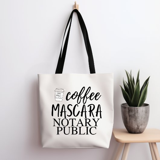 Coffee Mascara Notary Public Tasche
