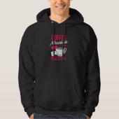 Coffee Mascara Real Estate Hoodie (Vorderseite)