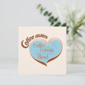 Coffee mates karte (Stehend Vorderseite)