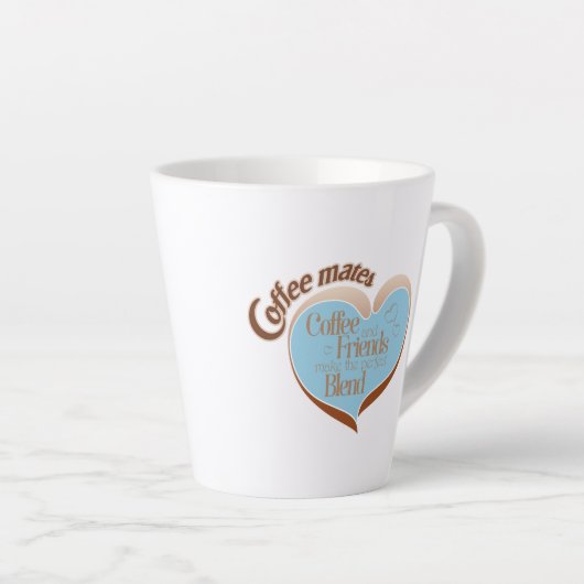 Coffee mates  latte mug milchtasse (Rechte Ecke)