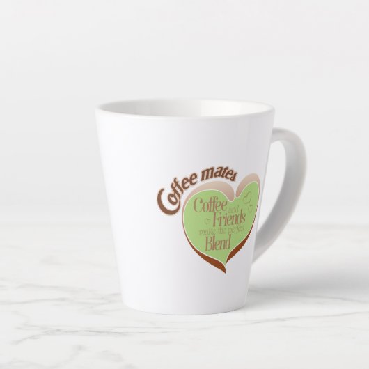 Coffee mates latte mug milchtasse (Rechte Ecke)