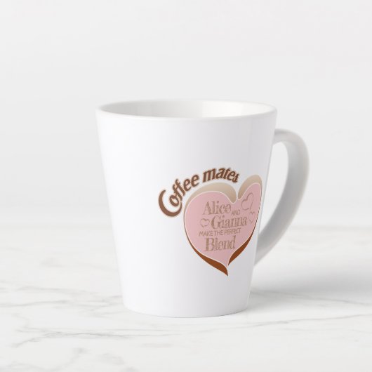 Coffee mates  latte mug milchtasse (Rechte Ecke)