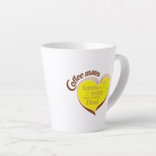 Coffee mates  latte mug milchtasse (Rechte Ecke)