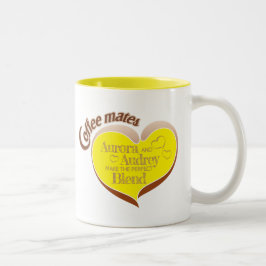 Coffee-Mates Zwei-Ton-Kaffeetasse Zweifarbige Tasse