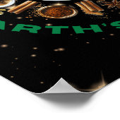 Coffee Meets Earth’s Goodness – Cosmic Brew with N Poster (Ecke)