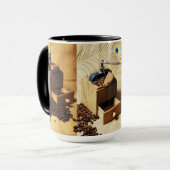 Coffee Mill - Kaffeemühle Tasse (Vorderseite Links)