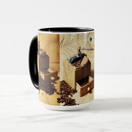 Coffee Mill - Kaffeemühle Tasse (Vorderseite Links)