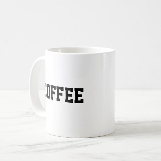Coffee minimalist mug kaffeetasse (Vorderseite Links)