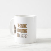 Coffee-minimalistisches Design für coffe Liebhaber Kaffeetasse (Vorderseite Links)