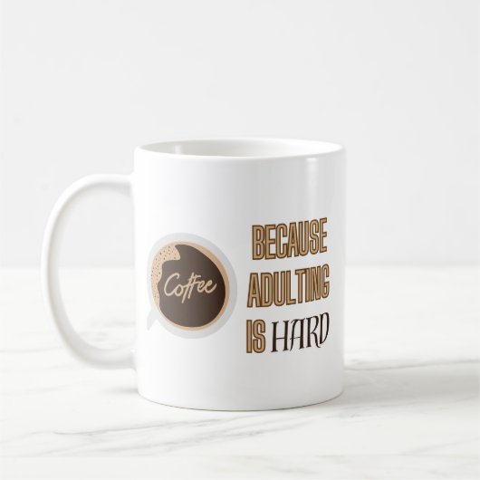 Coffee-minimalistisches Design für coffe Liebhaber Kaffeetasse (Links)