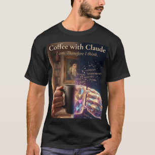 Coffee mit Claude Herren Schwarz T-Shirt